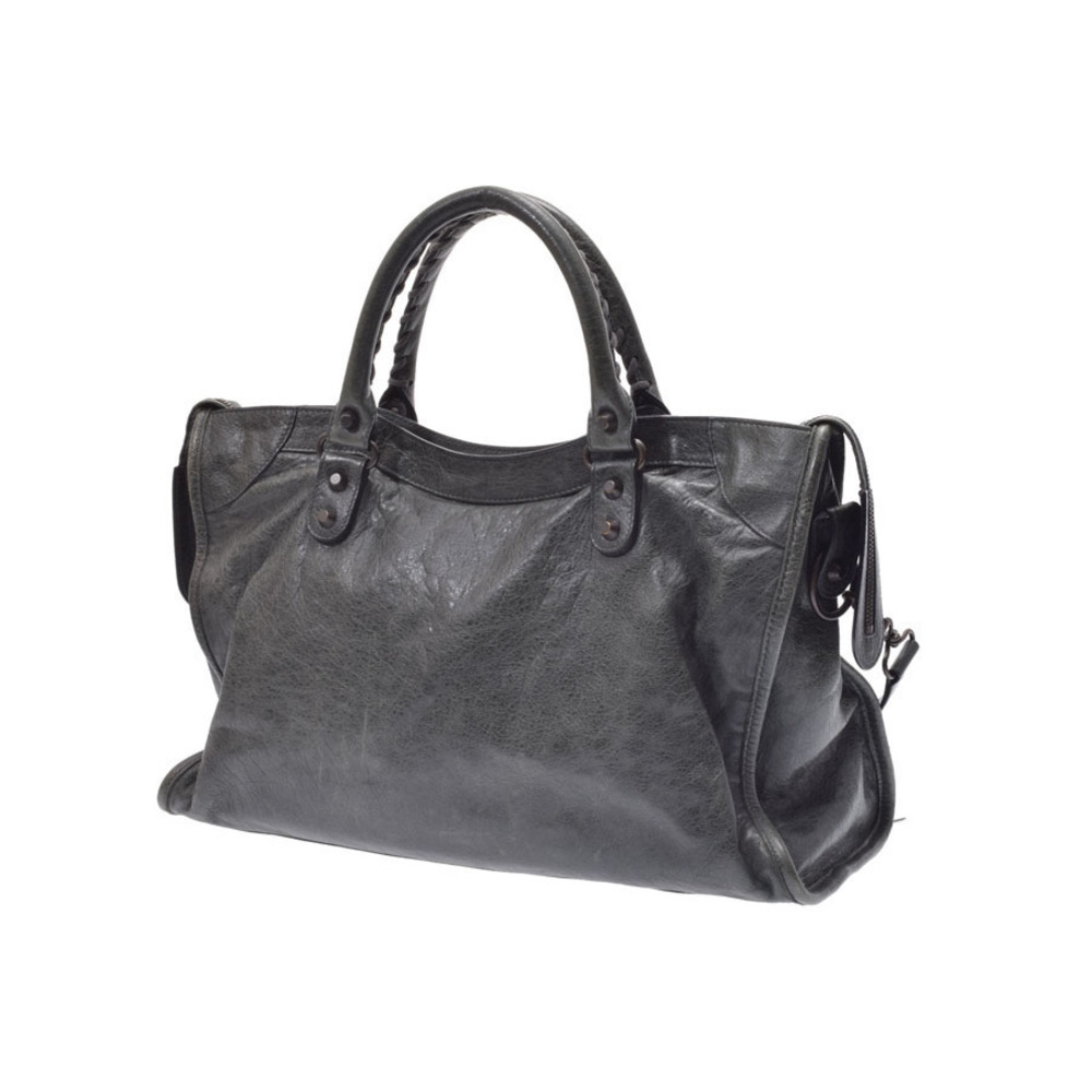 Balenciaga The City Green Lambskin 2way HandBag - Picture 2 of 11